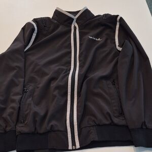 Travis Mathew Sz Med  Black Jacket with White Logo